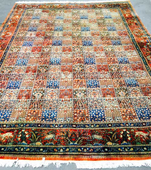 un tapis nettoy dans notre atelier  paris